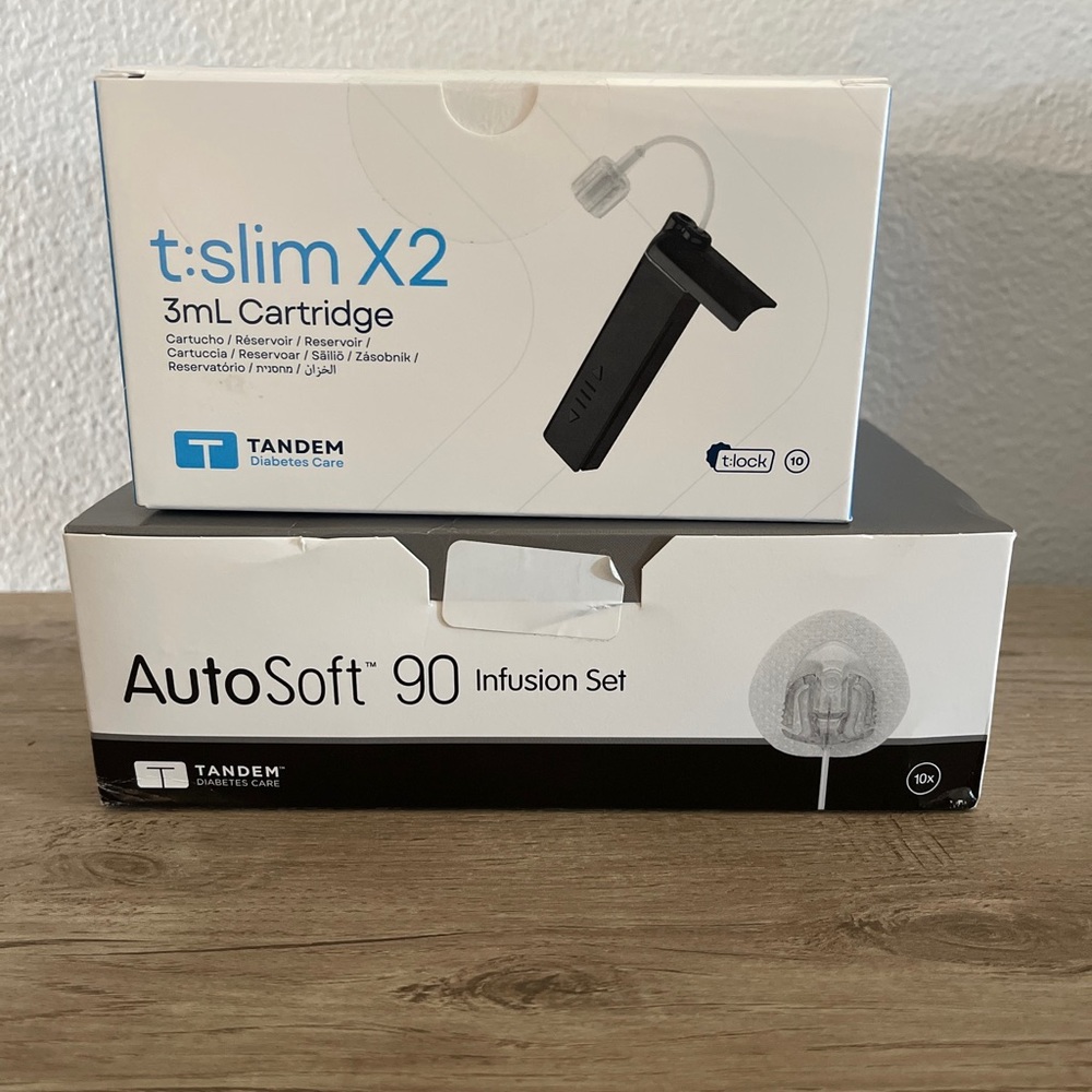 NEW/SEALED AutoSoft90 & t:slimx2 3mL  (10 Sets)